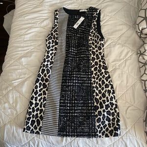 Alice+Olivia Clyde Patchwork Shift Dress